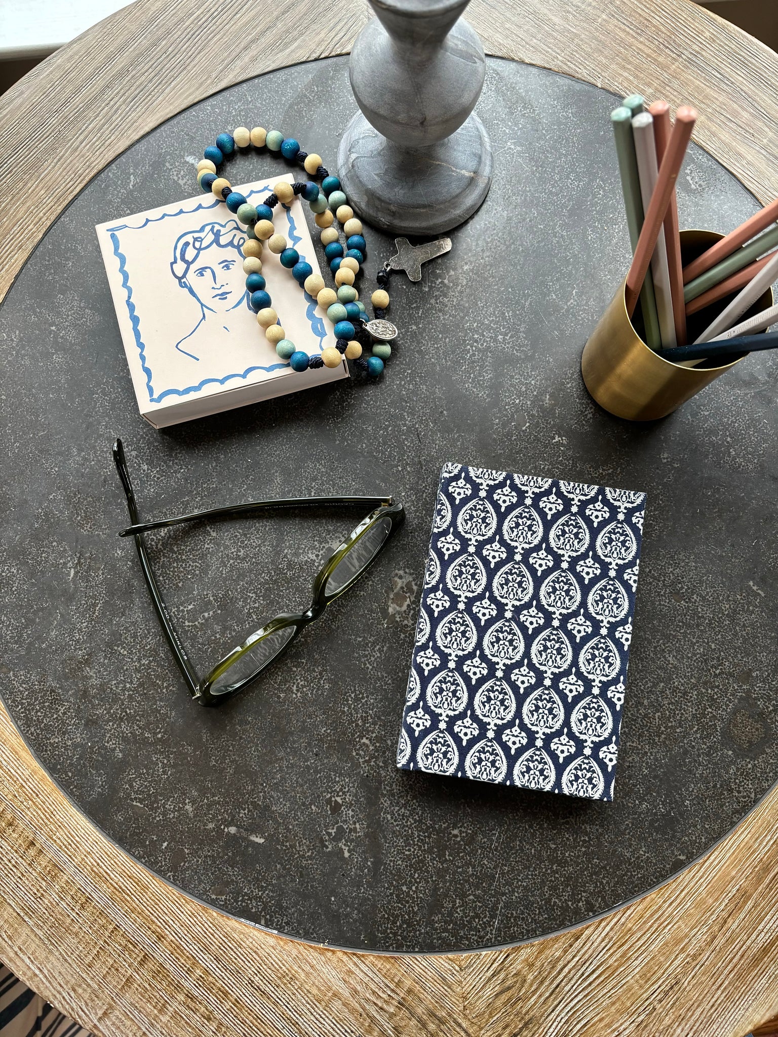 Blockprint Hardbound Journal ONE LEFT