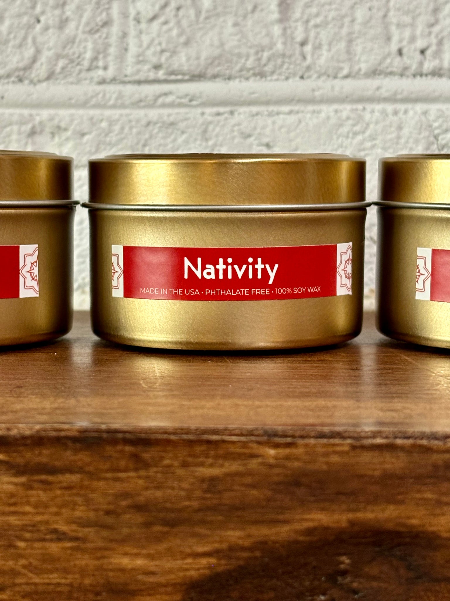 Nativity Travel Candles - Set of 3