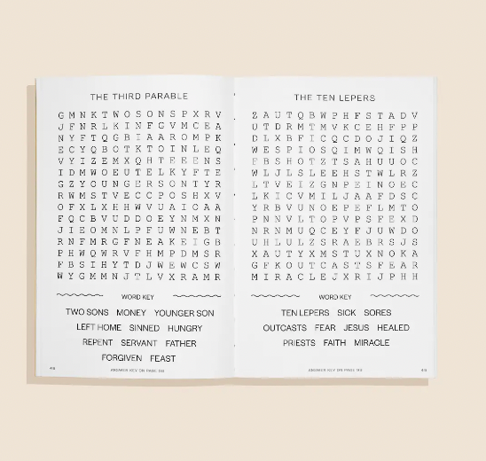 Bible Word Search For Kids