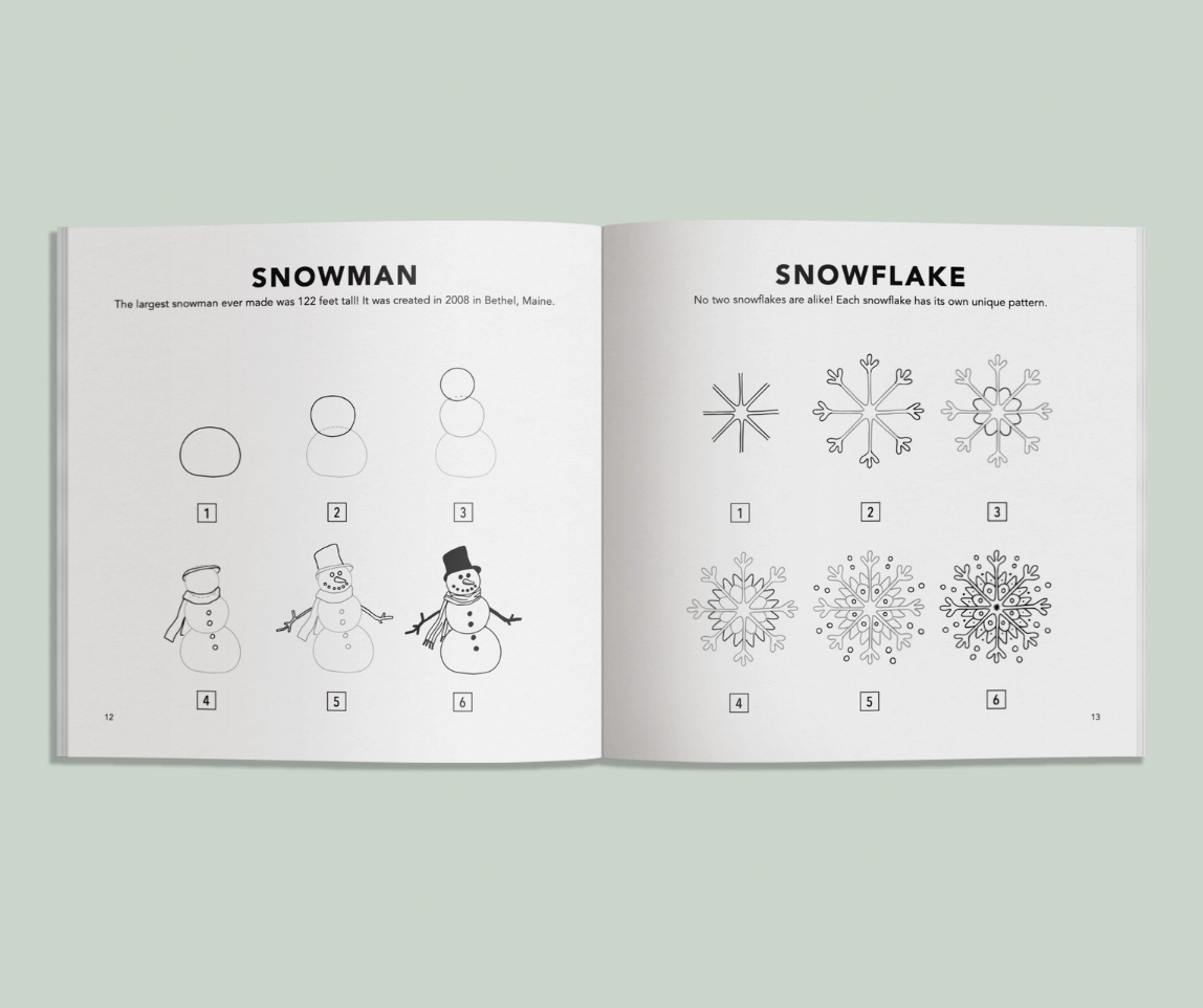 Winter Things: How To Draw Books For Kids