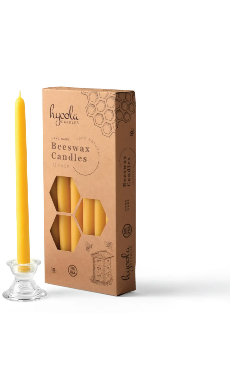 Beeswax Taper Candles